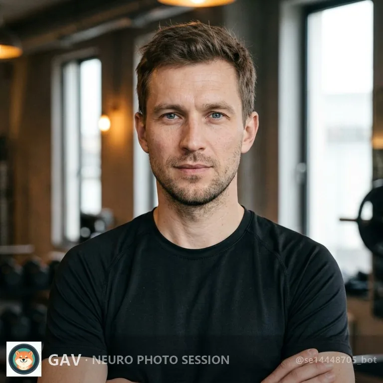 Спортивная фотосессия — кадр в спортзале по селфи